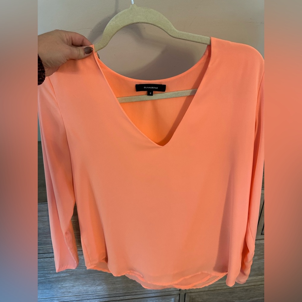 Olivaceous Coral Blouse
